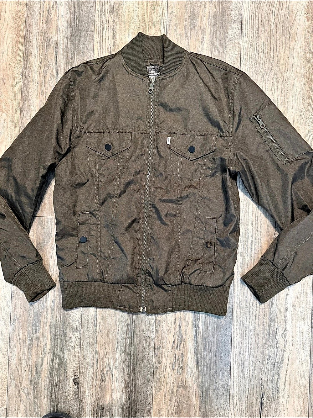 Levi's Men's Bomber Jacket Green Small
